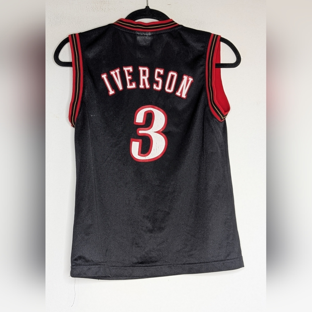 Allen Iverson Philadelphia Sixers Vintage Reebok Jersey NBA Basketball Women's